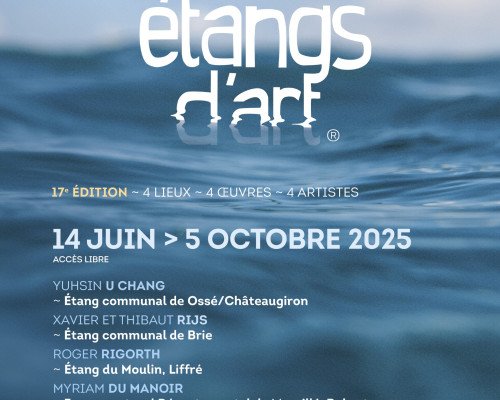 Vernissage de l'oeuvre de Xavier et Thibaud Rijs - Etangs d'art à Brie 