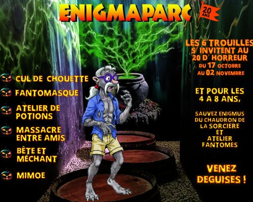 Les 6 trouilles d'Halloween s'invitent au 20 d'horreur