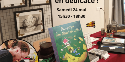 Dédicace de Julien NY à Enigmaparc