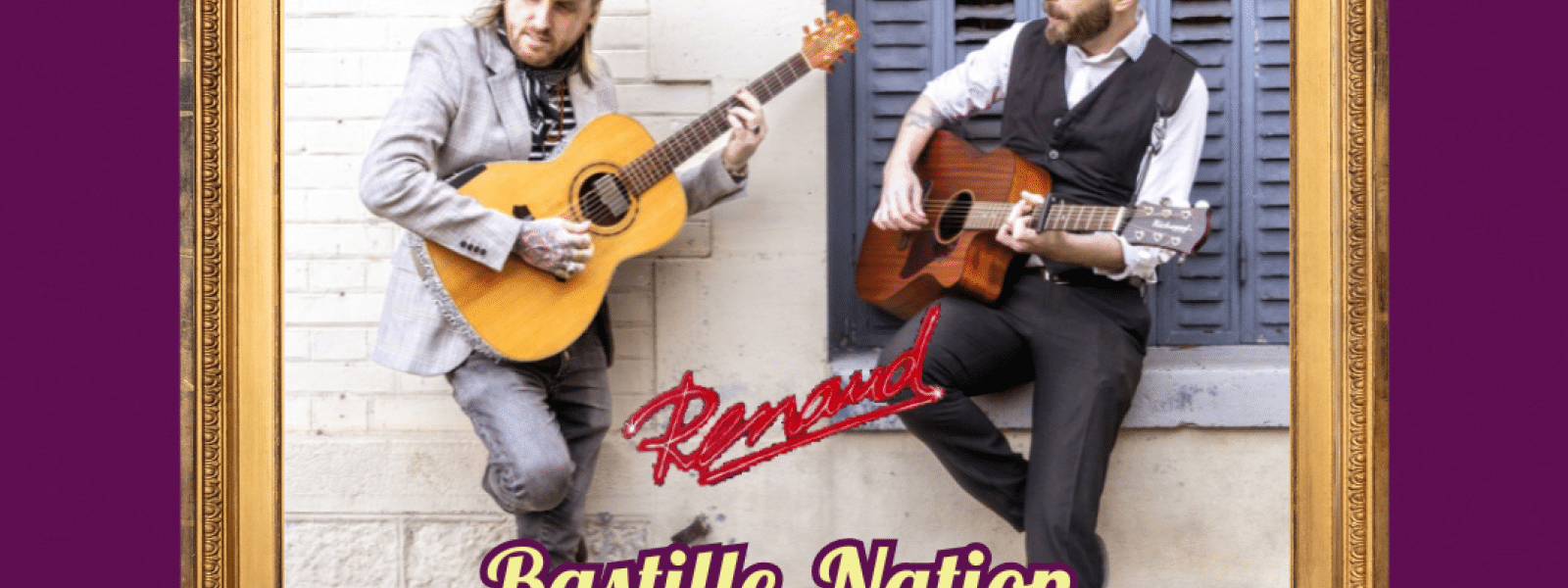 Concert de Bastille Nation un Cover Renaud des années 1975 à 1985